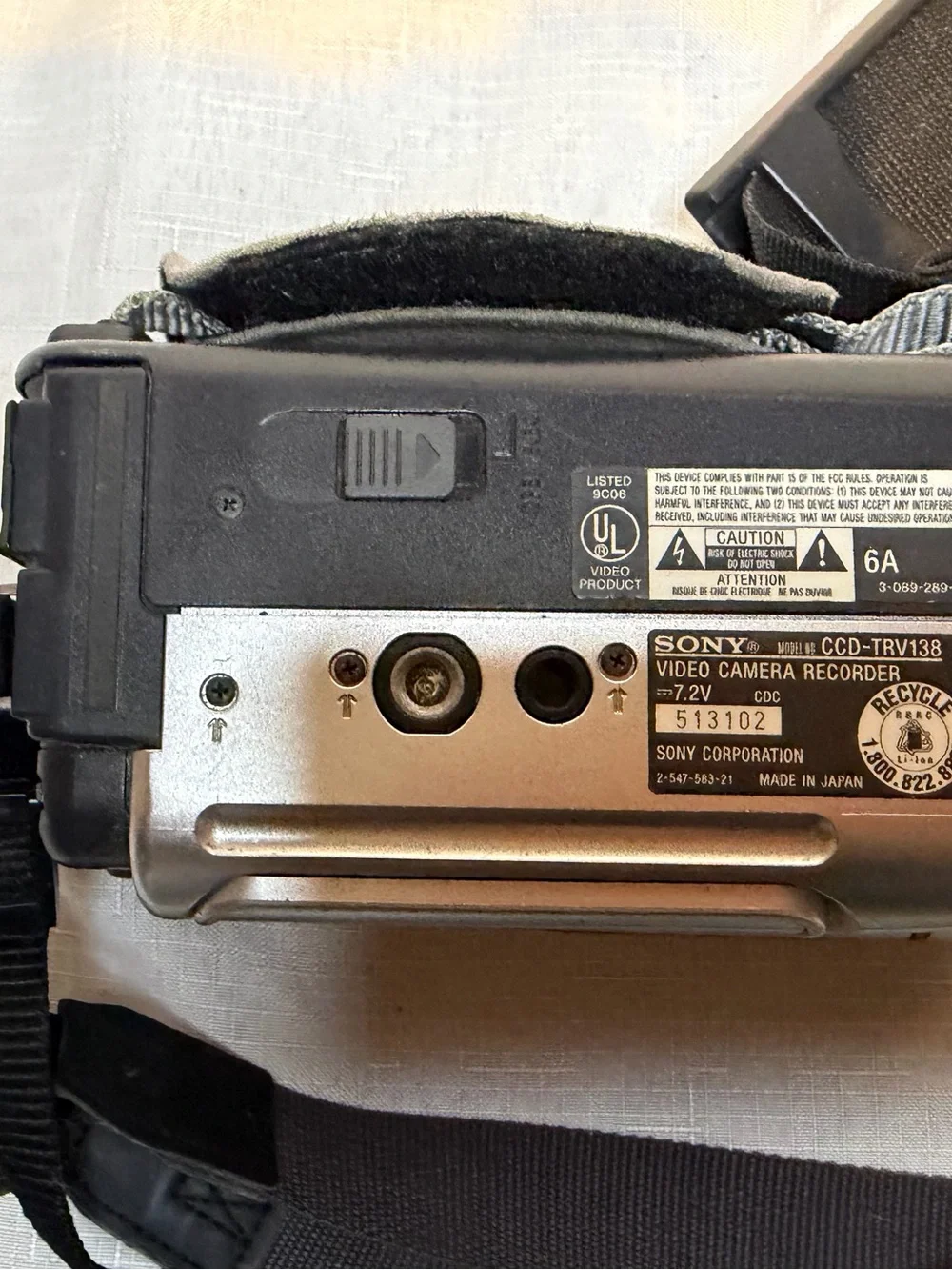 Sony Silver Handycam Video Hi8 Camcorder